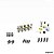 Kit de fixadores - Kit 1 - SG4-163100 - Imagem 1