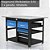 Siegmund Workstation 1200x800mm 1208 incluído 2 Gavetas- SG2-164401-2N - Imagem 1