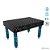 Mesa PRO 1500x1000x200 Ø28 - nitretada DIAG Grade 100x100 GPPH - GPPR150100.1D.28N - Imagem 1