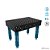 Mesa PRO 1200x800x200 Ø28 - nitretada DIAG Grade 100x100 GPPH - GPPR12080.1D.28N - Imagem 1