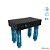 Mesa EXPERT 1000x600x200 Ø28 - Grade 100x100 GPPH - GPEX10060.1.28 - Imagem 1