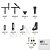 Kit de fixadores D28 - Kit 1 - A4-283100.A - Imagem 1