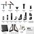 Kit de fixadores D28 - Kit 4 - A4-283400.A - Imagem 1