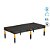 Mesa EXPERT 3000x1500 Ø28 - nitretada Grade 100x100 Elefanttools - ETEX300150.X7 - Imagem 1