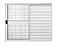 Janela 3F C/Grade Branco Linha Modular Várias Medidas - Imagem 1