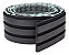 Painel Ripado EVA Autocolante Rolo 10m x 10cm Urban Black - Imagem 3