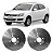 Par de Discos de Freio Dianteiro Jac J3 1.4 2010 a 2015 Hipper Freios HF380 - Imagem 1