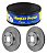 Par de Discos de Freio Dianteiro GM Onix Plus 1.0 12V 2020 a 2023 Hipper Freios HF52B - Imagem 3