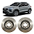 Par de Discos de Freio Dianteiro Fiat Pulse 1.3 2022 em Diante Hipper Freios HF32 - Imagem 1