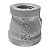 LUVA DE REDUCAO 3/4 X 1/2 NPT PRETO - 150LBS - Imagem 2