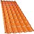 TELHA PLAN PVC 242X88 6 ONDAS TERRACOTA AFORT - Imagem 1