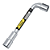 Chave L Com Furo 17Mm 2617 Fertak - Imagem 1