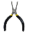 Mini Alicate Meia Cana 4,5" 1019 Fertak - Imagem 1
