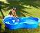 PISCINA FEIJAO 700L POLIETILENO AZUL AFORT - Imagem 3