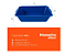 Caixa Massa 40L Polietileno Azul Afort - Imagem 3