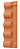 Cumeeira Central Articulada Colonial Terracota Afort - Imagem 3