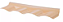 Cumeeira Espigao Artic Sup Plan 81X29 Marfim Afort - Imagem 3