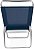 Cadeira De Praia Master Plus Aluminio Azul 2112 Mor - Imagem 4