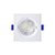 Spot Led Quadrado 8W 3000K 80283004 Blumenau - Imagem 1