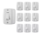 Interruptor Simples 6A 250V Sobrepor 16553 Ilumi - Imagem 1