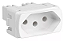 Interruptor E Tomada 2P+T 10A Miluz 69030 Schneider - Imagem 1