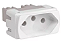 Modulo Tomada 2P+T 10A Miluz 70340 Schneider - Imagem 1