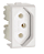 Modulo Tomada 2P+T 10A Decor 4721 Schneider - Imagem 1
