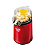 Pipoqueira Pop Cine Dosador Vermelha 1200W 127V 9393 Agratto - Imagem 1