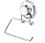 Papeleira Inox Com Ventosa 13,2X7,4X13Cm Avi/Pap Astra - Imagem 1