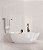 Porcelanato 80X80 Retificado A Tecno Bianco Lux Pol  CX2,6 - Imagem 2