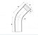 Curva 45 Longa Esgoto Sn Dn 40Mm Fortlev - Imagem 2