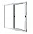 Janela 2 Folhas 100X120 Pop Branca Esquadrisol - Imagem 2