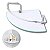 Porta Shampoo Canto 20X20 Vd C/ Haste Alpha Hidrometais - Imagem 1
