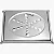 Ralo Grelha Inox 15X15 Quad C/ Caixilho 96006 Clara Inox - Imagem 1