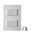 Interruptor Duplo Simples 10A 250V I9 9418 Ilumi - Imagem 1