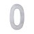 Algarismo 0 Residencial 22Cm Polido Ac0Caixap Lgmais - Imagem 1