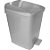 Lixeirac/ Pedal 9L Quadr Cinza 020703004 Metasul - Imagem 1