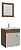 Armario com espelho Iris 44CM Amendoa/Branco 9944.33 MGM - Imagem 1