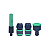 Kit Esguicho Engate Rapido 4Pc 400470 Novaforma - Imagem 1