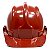 Capacete Plt Inmetro Ca31469 Vermelho 700.00474 Plastcor - Imagem 1