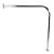 Barra Apoio "L" 80Cm Aluminio 25255 Sicmol - Imagem 1