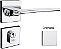 Fechadura Safira Ext Crom Ros Quad 040E0411 Uniao Mundial - Imagem 1
