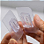 Gancho Plast Dupla Face Transp 60X60Mm Vonder - Imagem 1