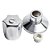 Acabamento Metal P/ Registro C50 1/2 E 3/4 Universal 5048 Civitt - Imagem 1