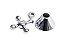 Acabamento Metal P/ Registro C52 1/2 E 3/4 Universal 5041 Civitt - Imagem 1