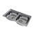 Cuba Cartesio Dupla 79X43,5Cm V4,5 17023 Docol Inox - Imagem 1