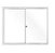 Janela 2 Folhas 100X100 NR Branca - Imagem 1