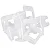 Espaçador Nivelador de Piso Smart 1,5mm Cortag Caixa com 500 Peças 62408 - Imagem 3
