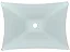 Cuba de Apoio Retangular de Vidro 40x28cm Branca 10mm VB Cristais 3084 - Imagem 3