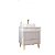 Armario Riviera 90 CM PLATINA//CALACATA 32457 MGM - Imagem 1